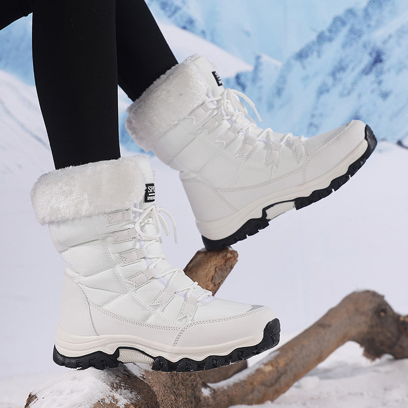 Bottes d'hiver isolées pour femme avec semelle antidérapante et doublure douillette Berg-Feldt