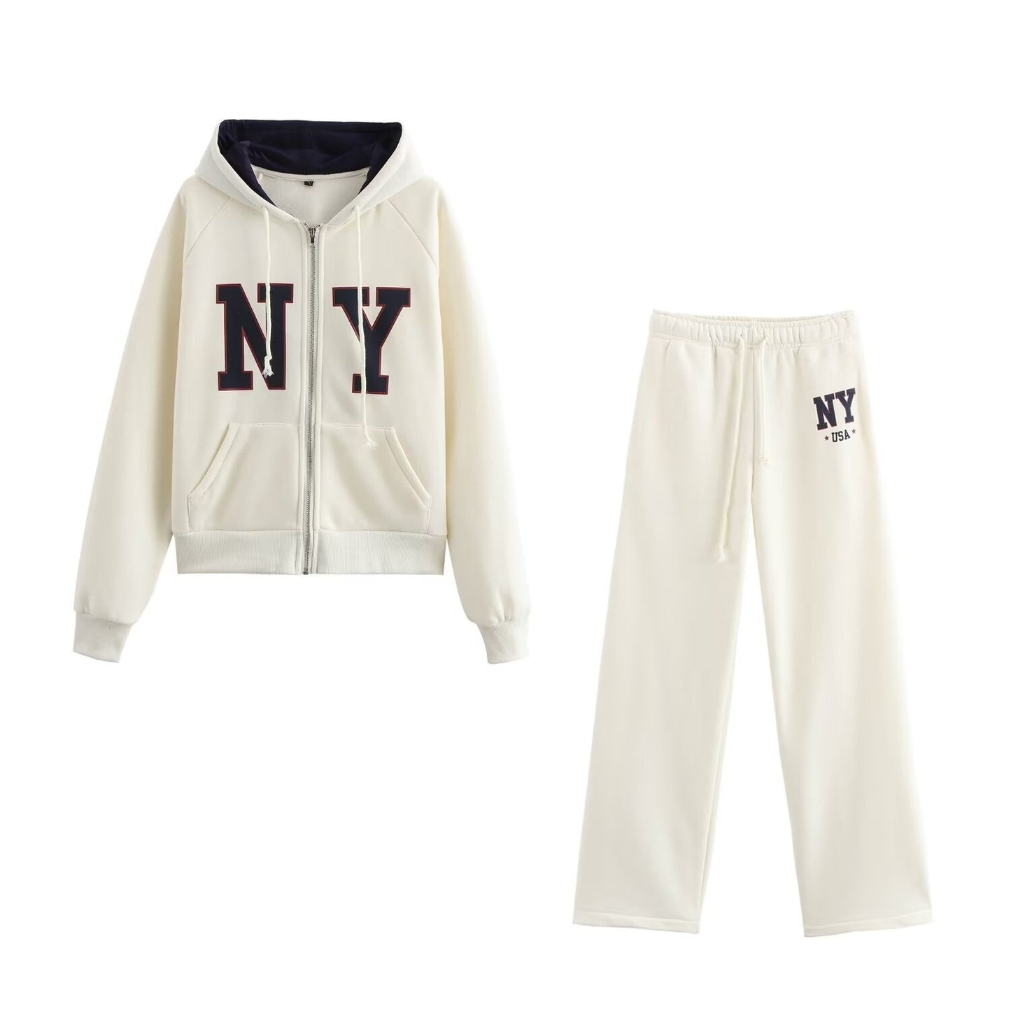 Frauen Hoodie mit Reißverschluss und Berg-Feld Grafik