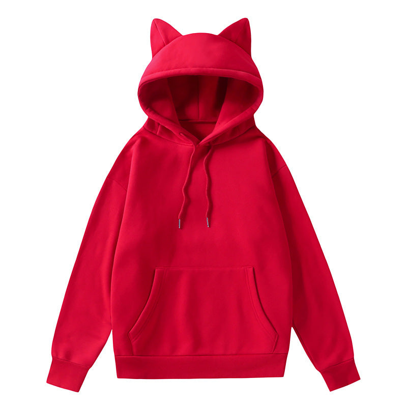 Sweat à capuche pour femme avec oreilles de chat et doublure douce Berg-Feldt