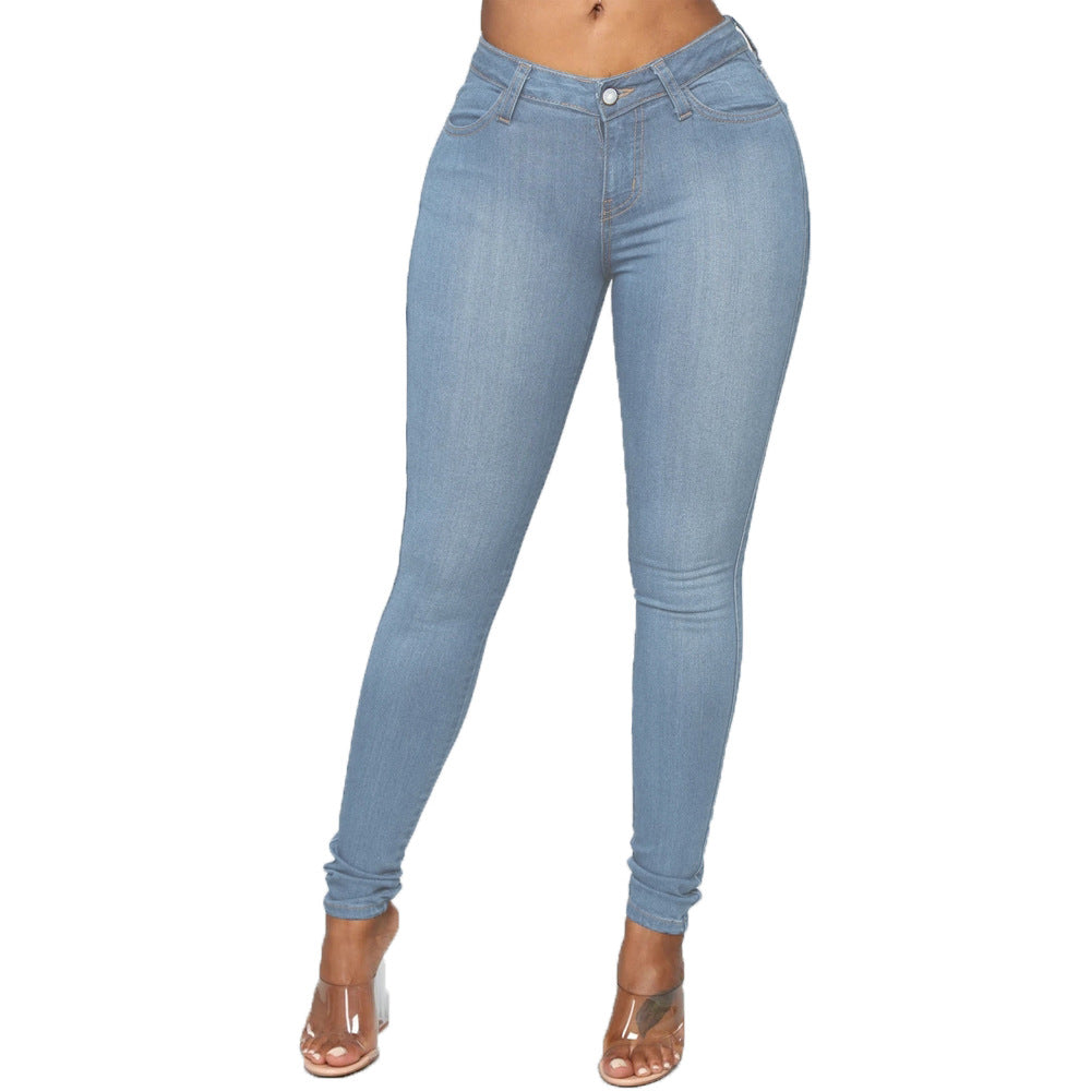 Jeans skinny taille haute Berg-Feldt pour femme