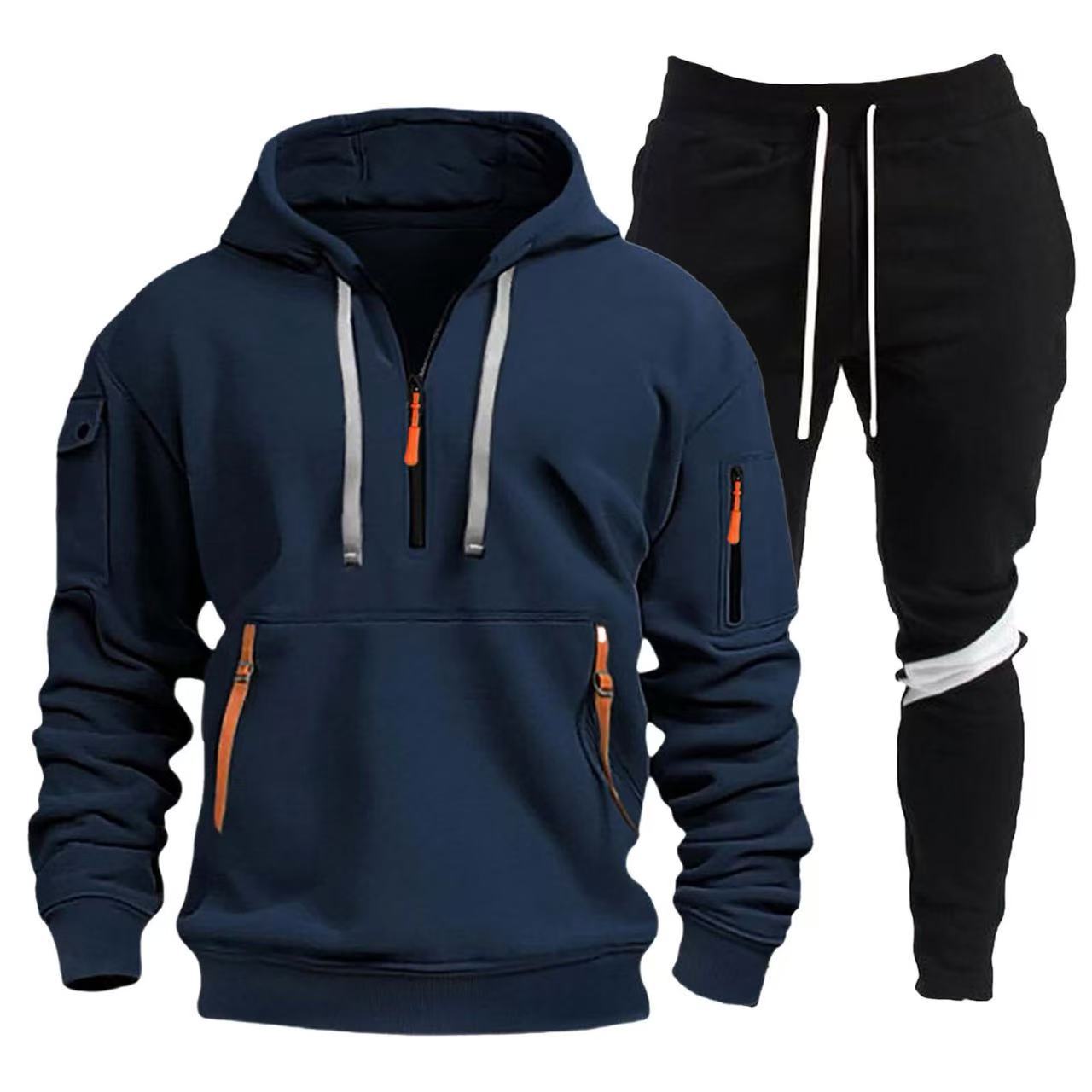 Herren Sportliche Hoodie- und Jogginghosen Kombination Berg-Feldt