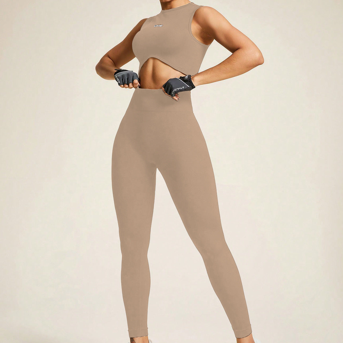 High-performance Sports Top and Leggings Set by berg-feldt for Women