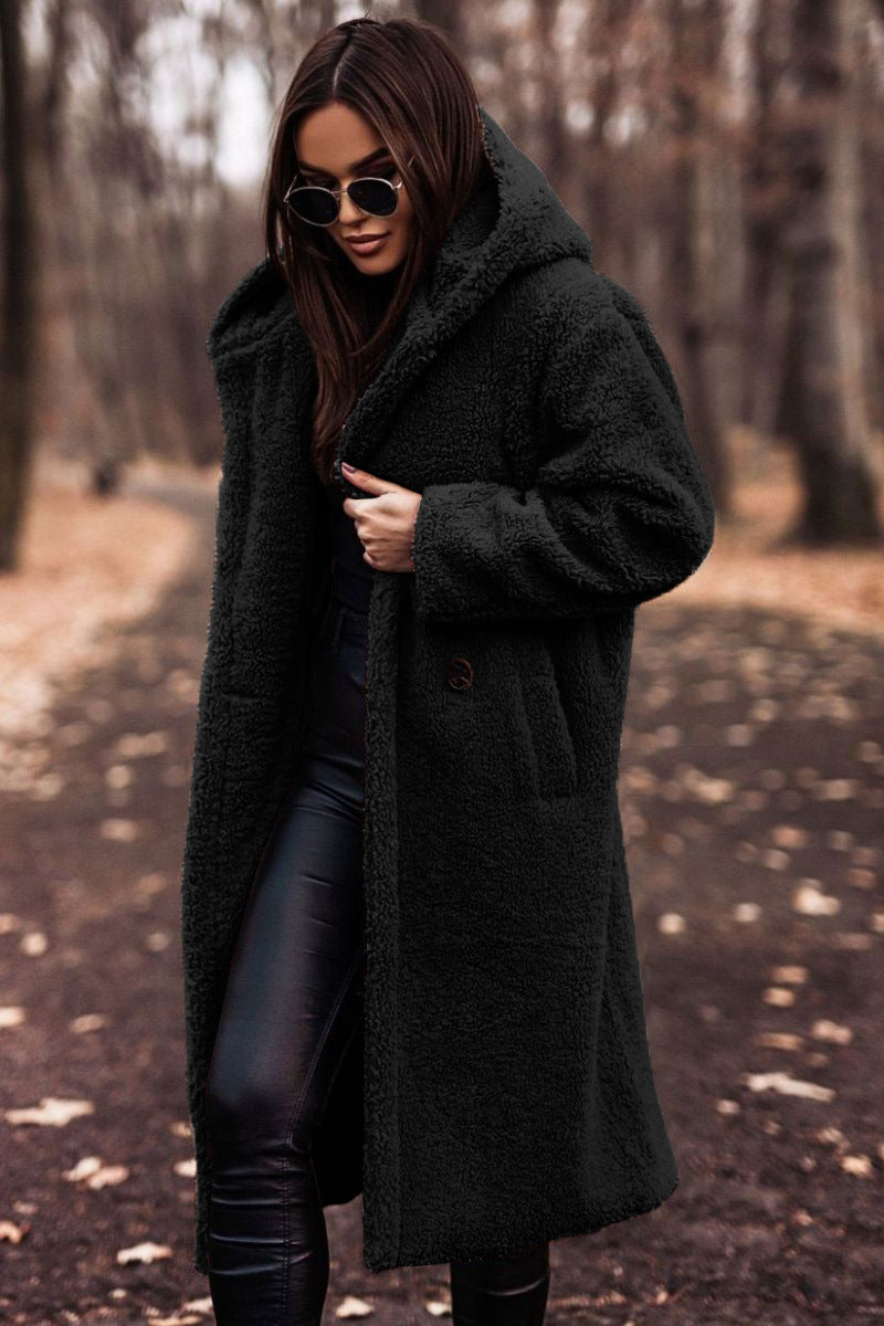 Manteau douillet teddy Berg-Feldt pour femmes