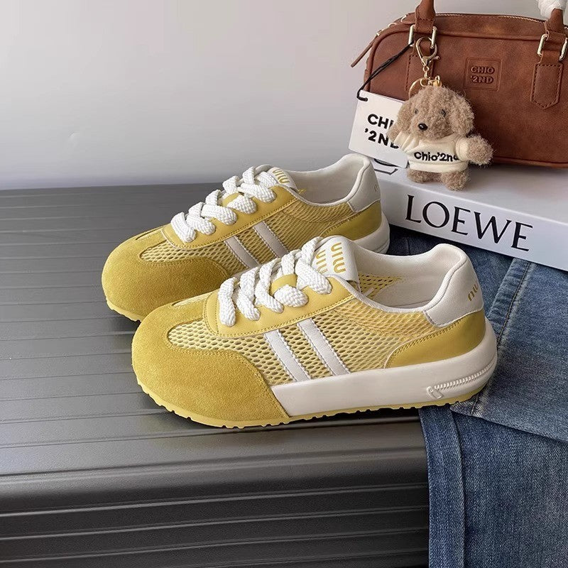 Sportliche Damen-Sneakers mit atmungsaktivem Mesh und rutschfester Sohle von berg-feldt