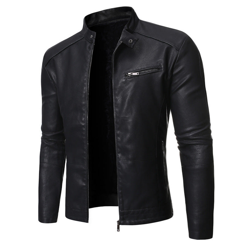 Veste de moto élégante pour homme avec col montant moderne Berg-Feldt