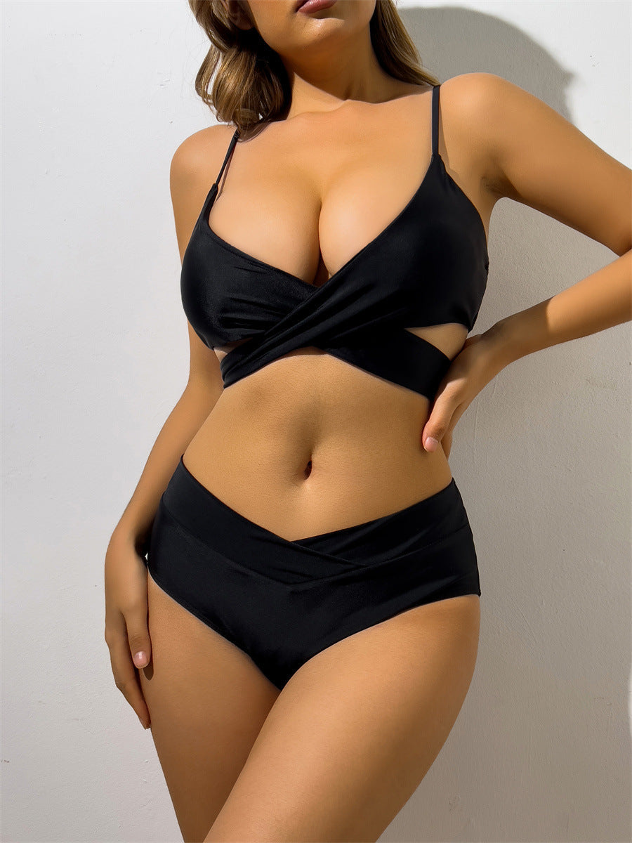 Maillot de bain deux pièces taille haute pour femme de berg-feldt