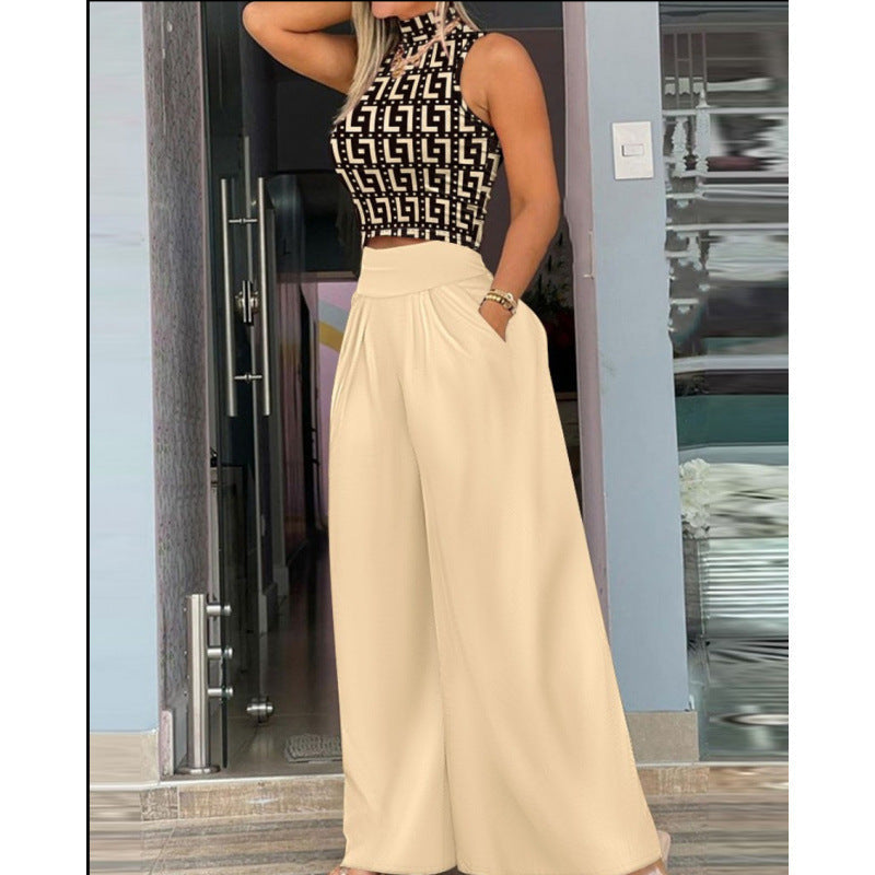 Élégante robe longue pour femme avec mélange de motifs tendance par berg-feldt