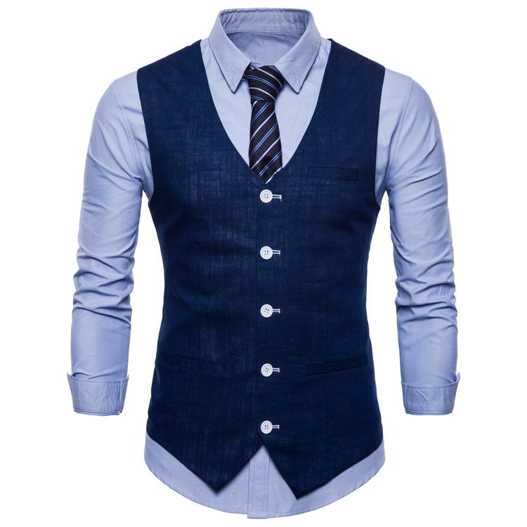Gilet de costume élégant pour homme avec poches pratiques et design détaillé Berg-Feldt