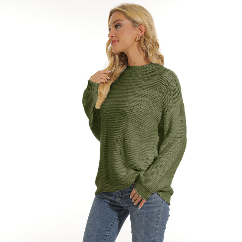 Damen Pullover mit strukturiertem Maschenmuster und bequemem Schnitt Berg-Feldt
