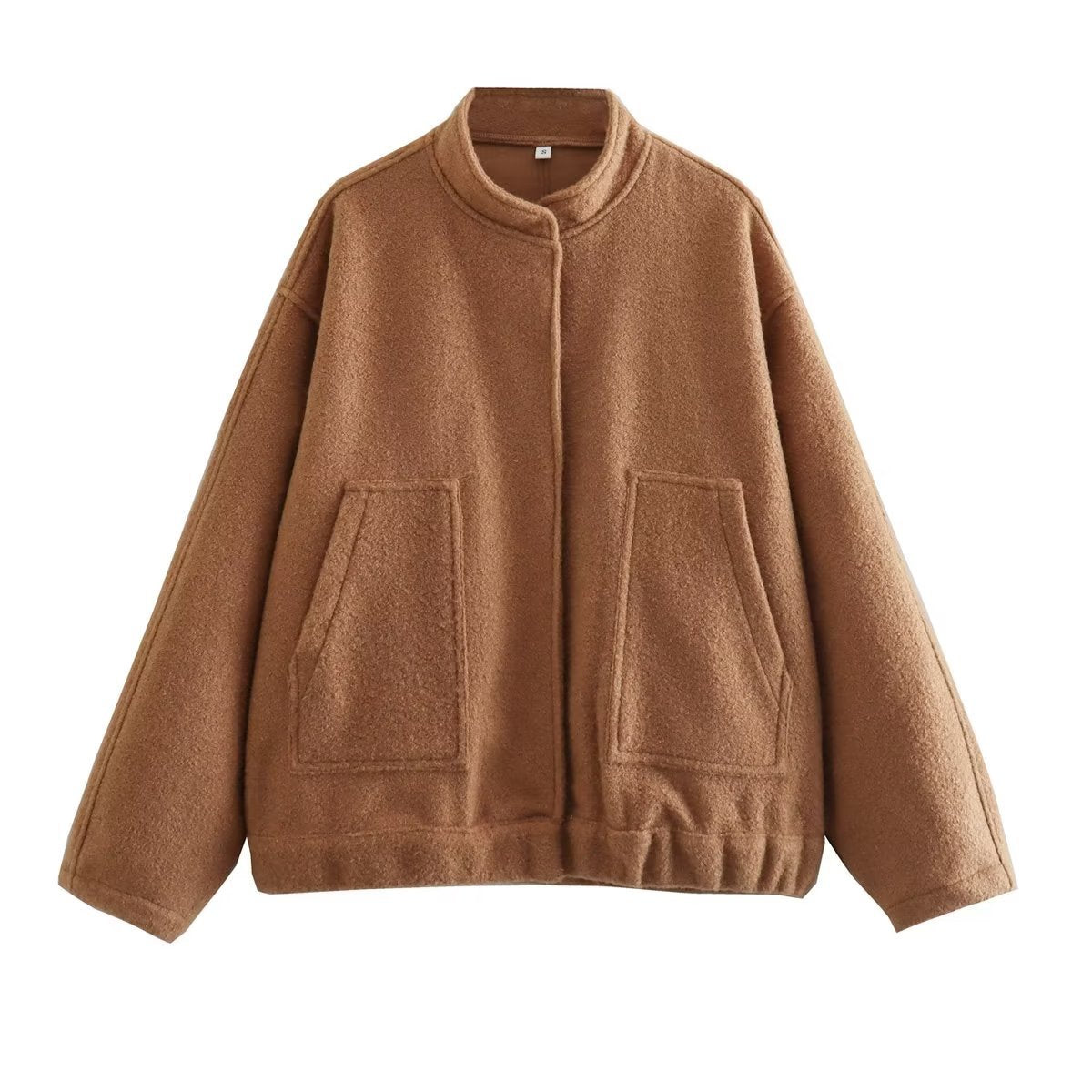 Damen Oversized Wolljacke im schlichten Design Berg-Feldt