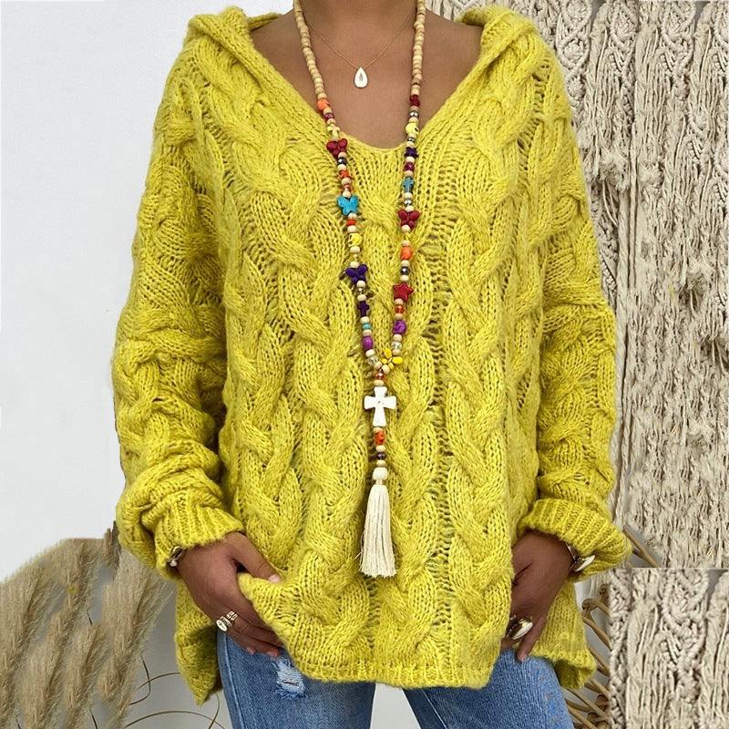 Sweat à capuche en V style Capri