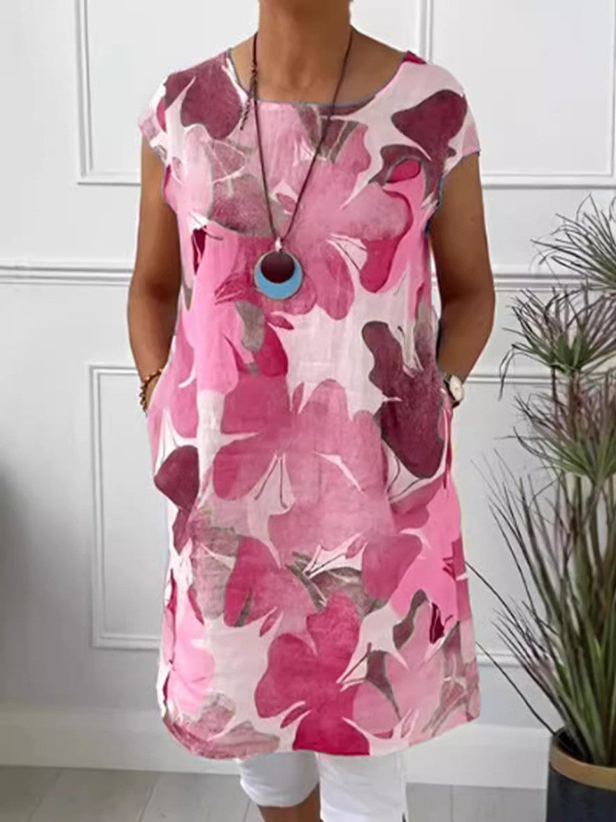 Robe de plage fleurie légère pour femme avec poches de berg-feldt