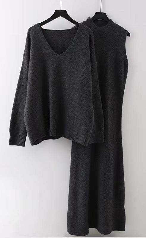 Robe en maille Damen avec haut ample décontracté et jupe élégante Berg-Feldt