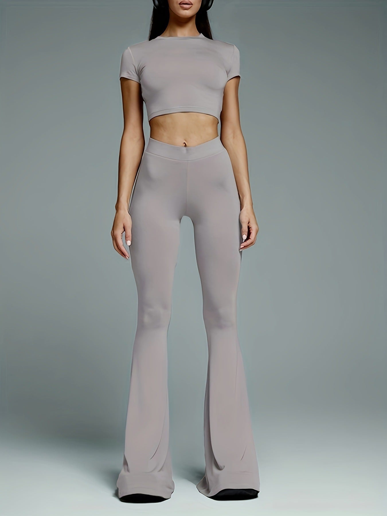 Ensemble crop top et pantalon large pour femme berg-feldt