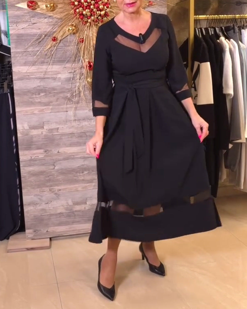 Elegantes Abendkleid für Damen mit transparenten Einsätzen von berg-feldt