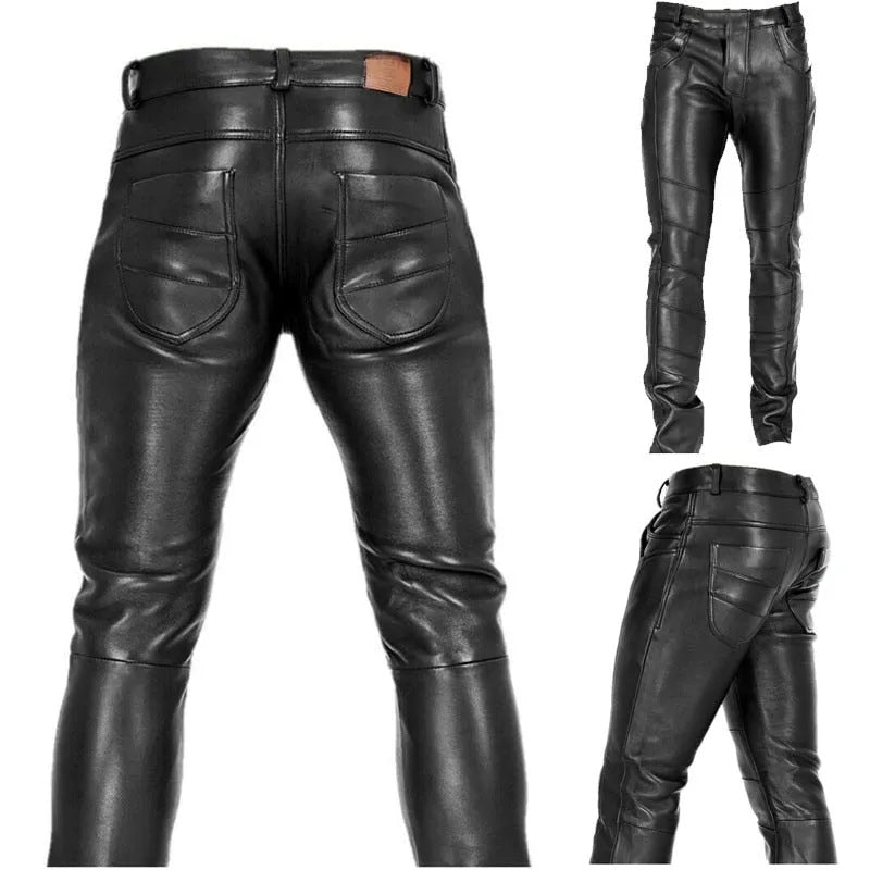 Maßgeschneiderte Herren Lederhose mit funktionalen Taschen von berg-feldt