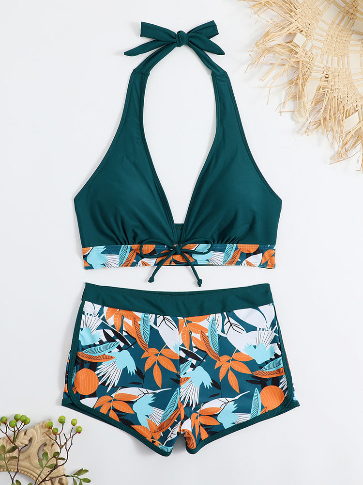 Ensemble bikini pour femme, haut réglable et bas imprimé mode, berg-feldt