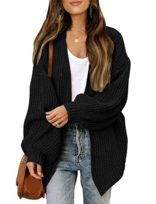 Cardigan en grosse maille pour femme avec épaules tombantes et coupe décontractée Berg-Feldt