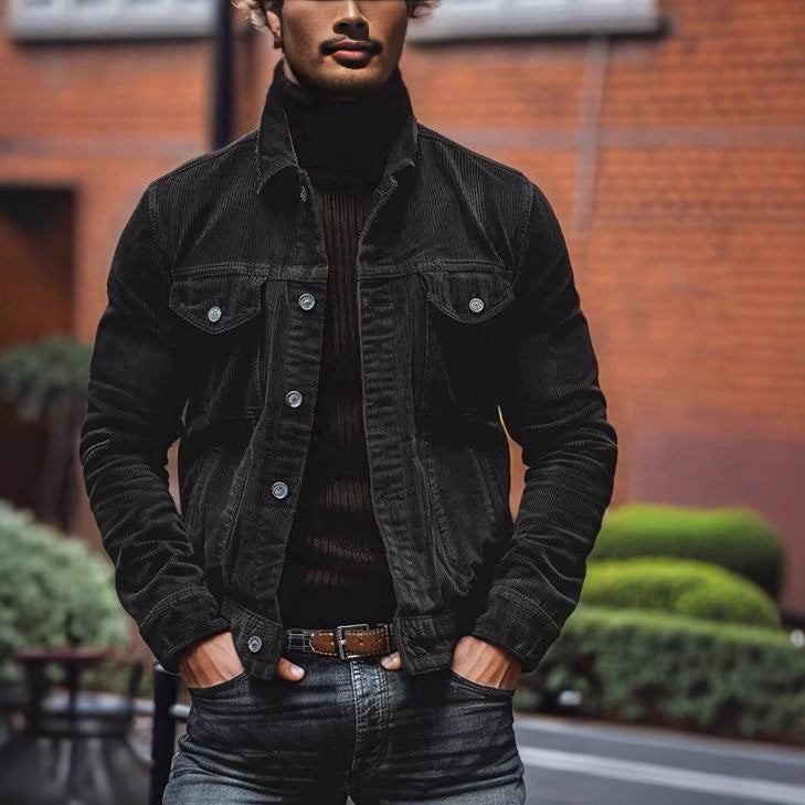 Herren modische Cordjacke mit authentischem Look Berg-Feldt