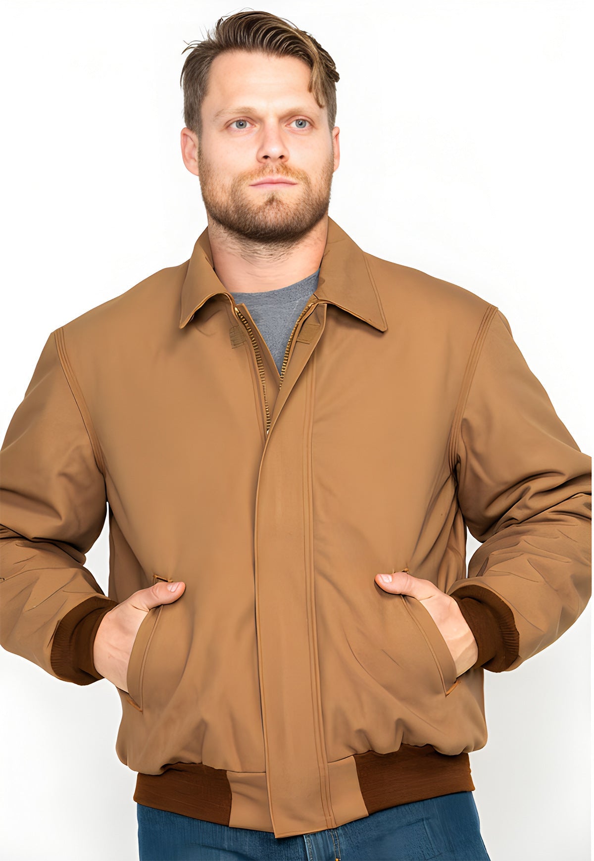 Veste homme stylée et chaude avec double fermeture éclair Berg-Feldt