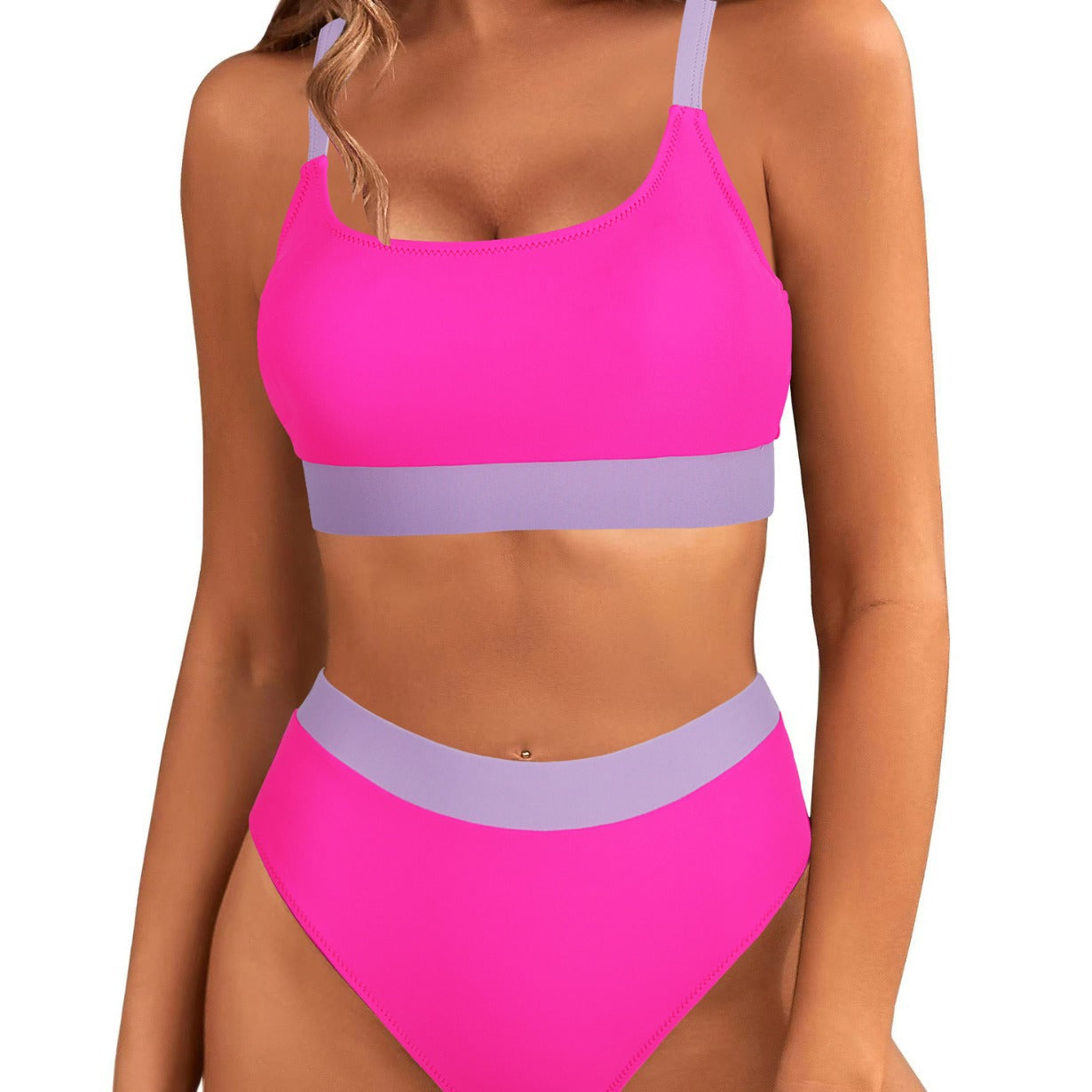 Ensemble de sport bikini pour femme, taille haute, berg-feldt 1750838379