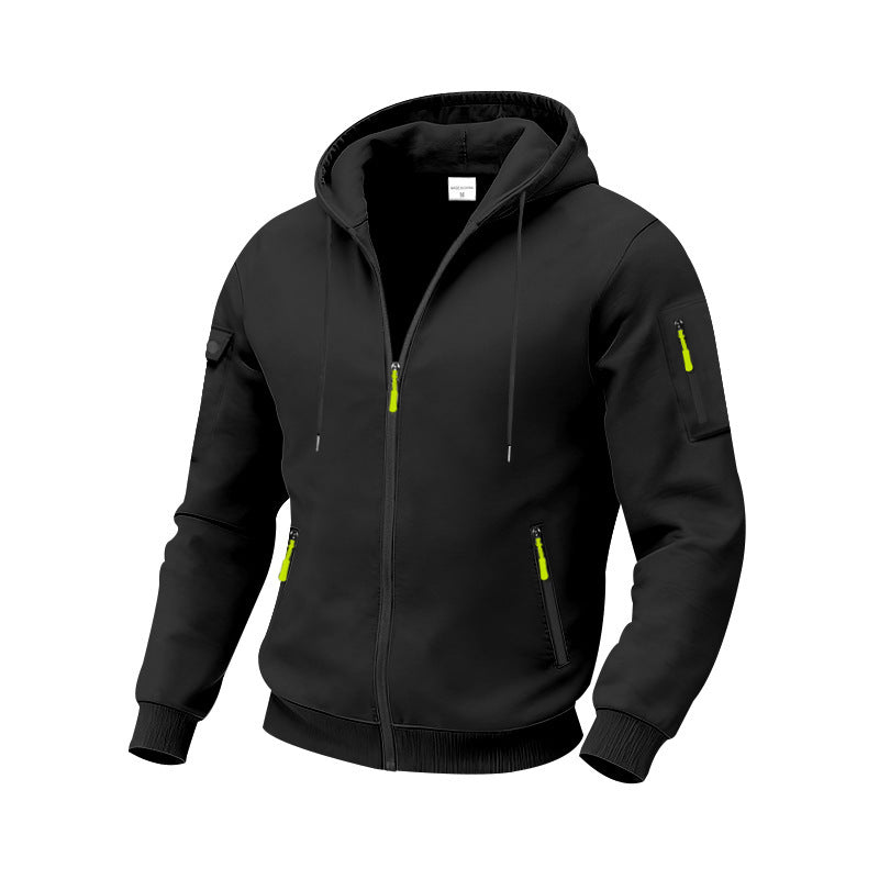 Veste à capuche fonctionnelle pour homme avec poches techniques Berg-Feldt