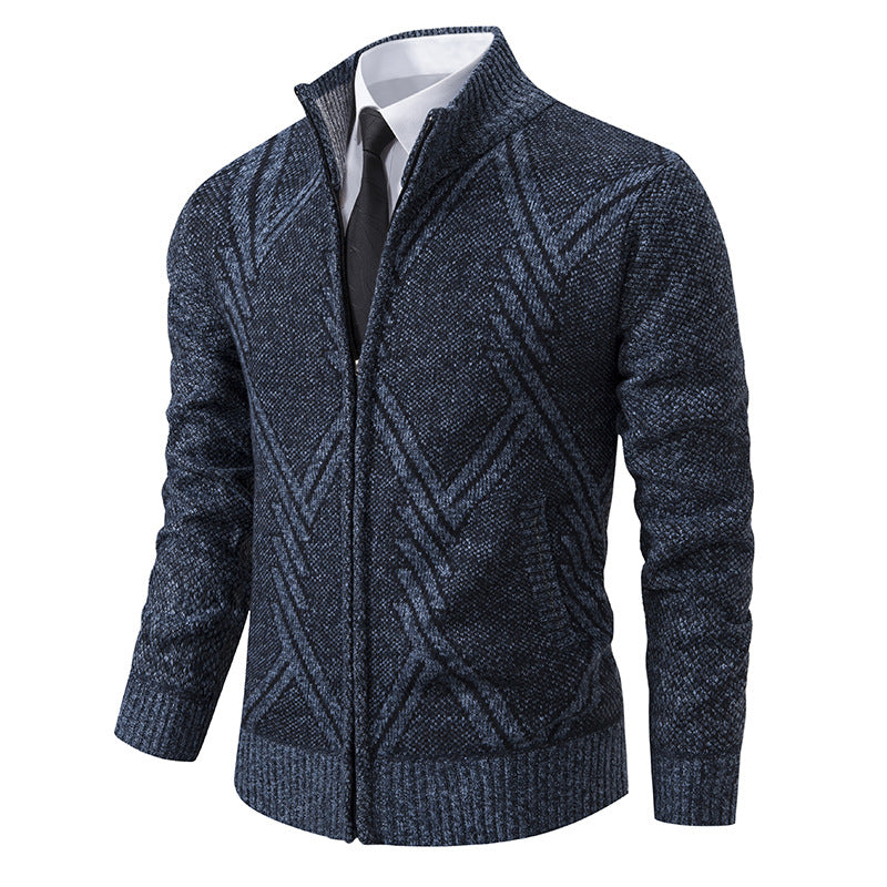 Cardigan homme à motifs géométriques modernes Berg-Feldt