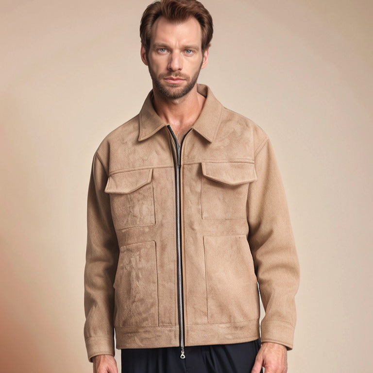 Veste de transition pour hommes élégante et confortable avec de grandes poches Berg-Feldt