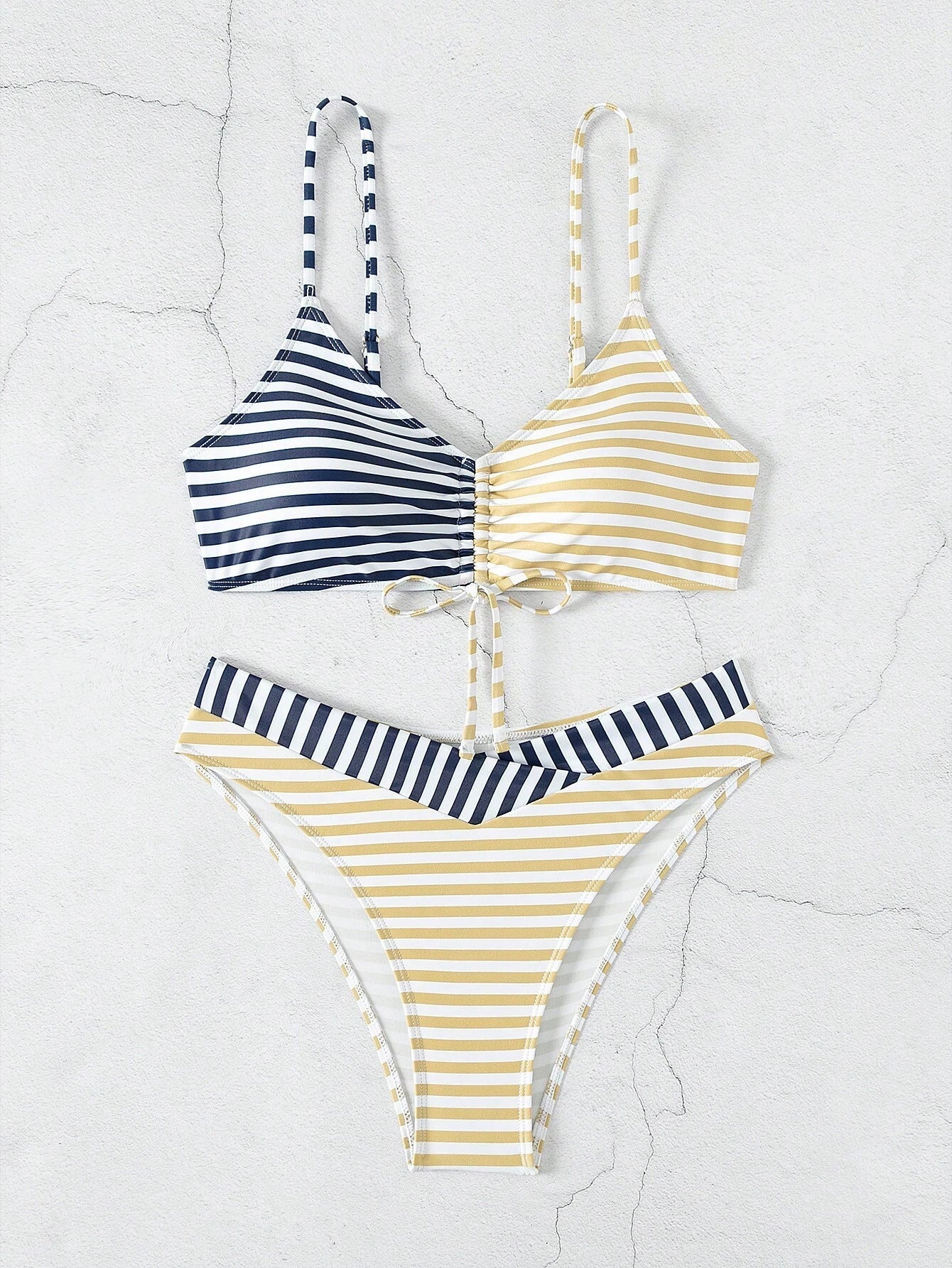 Ensemble de bikini bralette rayé Berg-Feldt pour femme