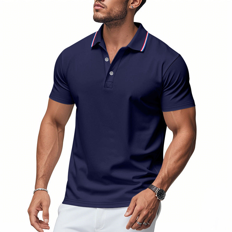 Polo pour homme avec col moderne et technologie de gestion de l'humidité Berg-Feldt