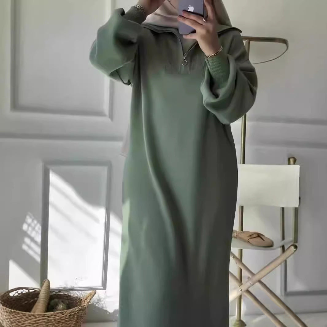 Robe sweat longue Berg-feldt pour femme, pull oversize