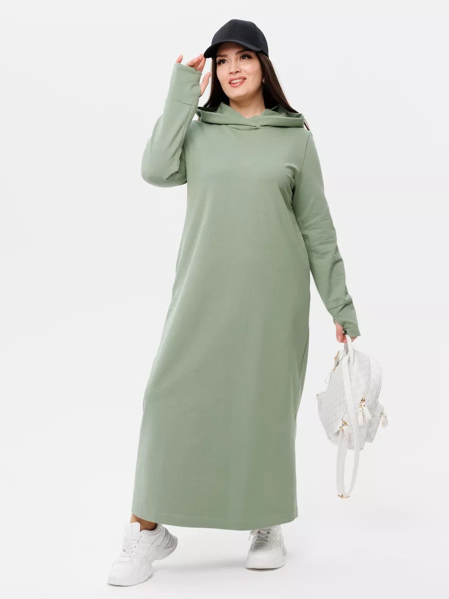 Robe sweat à capuche confortable pour femme avec poches de berg-feldt