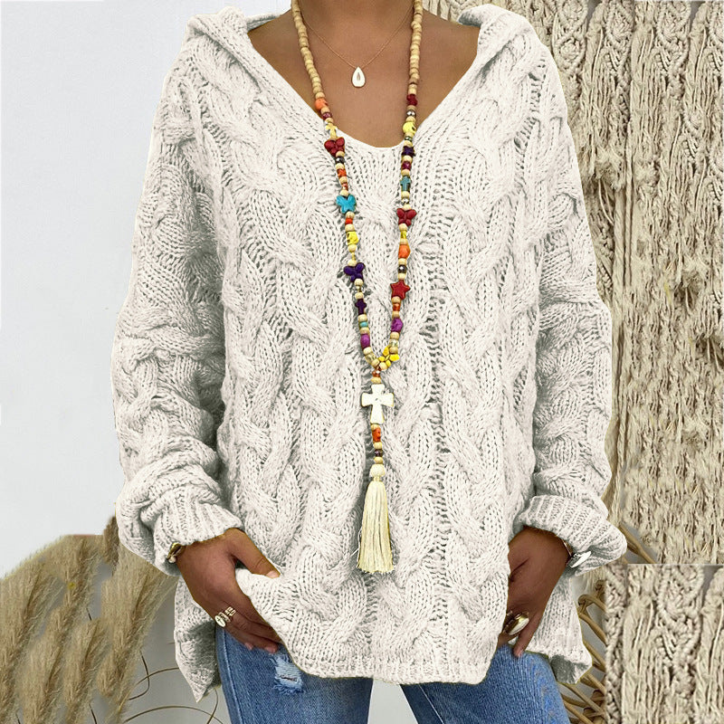 Sweat à capuche en V style Capri