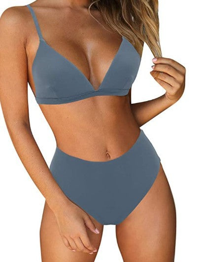 Haut de maillot de bain triangle taille haute Berg-Feldt pour femme