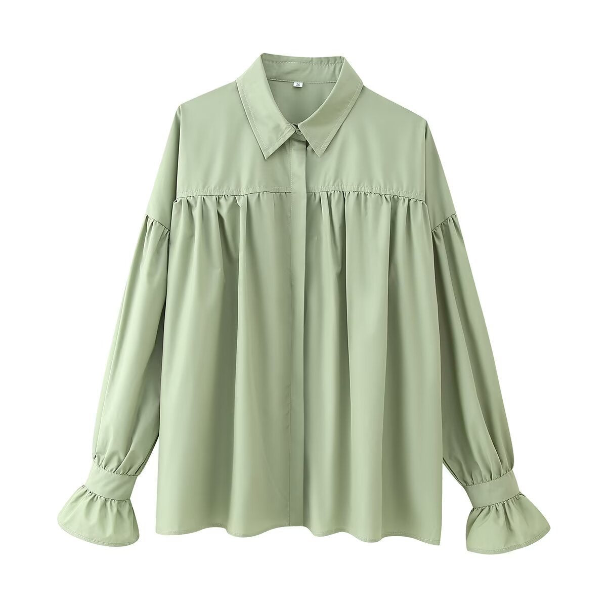 Chemisier pour femme Berg-Feldt : élégant, oversize, manches bouffantes