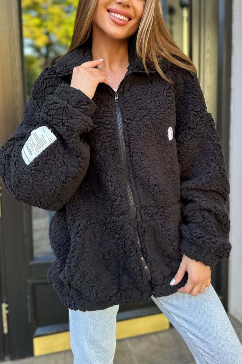 Veste polaire douillette pour femme avec poches pratiques et col haut Berg-Feldt