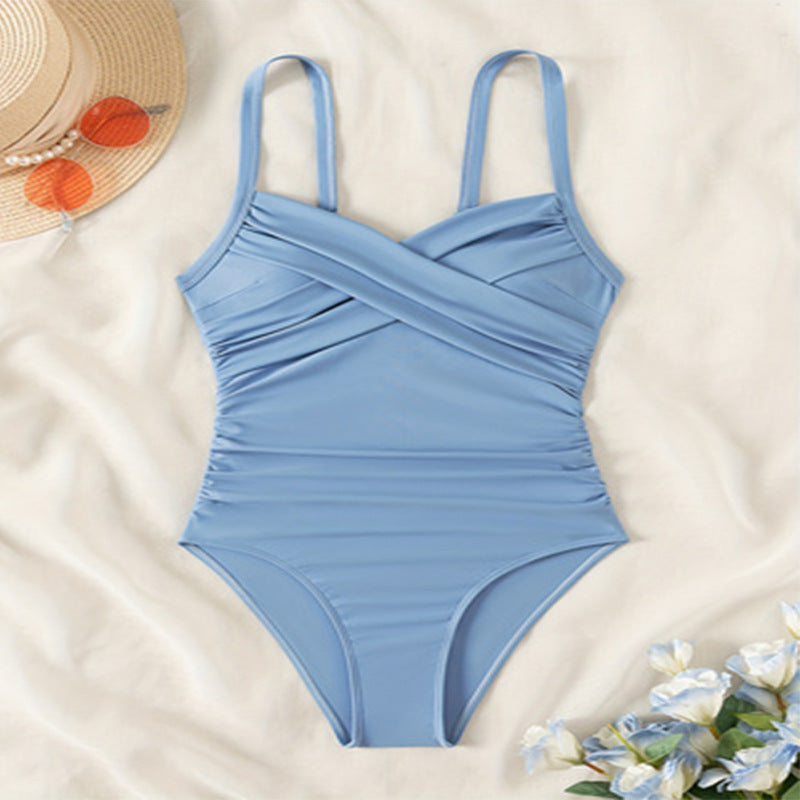 Maillot de bain femme élégant avec design cache-cœur et bretelles confortables de berg-feldt