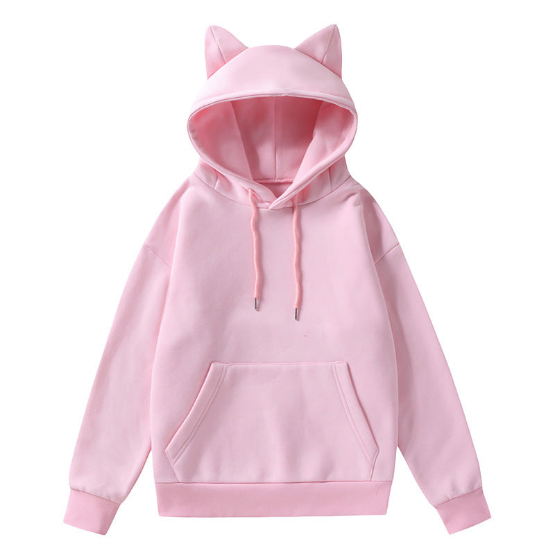 Sweat à capuche pour femme avec oreilles de chat et doublure douce Berg-Feldt
