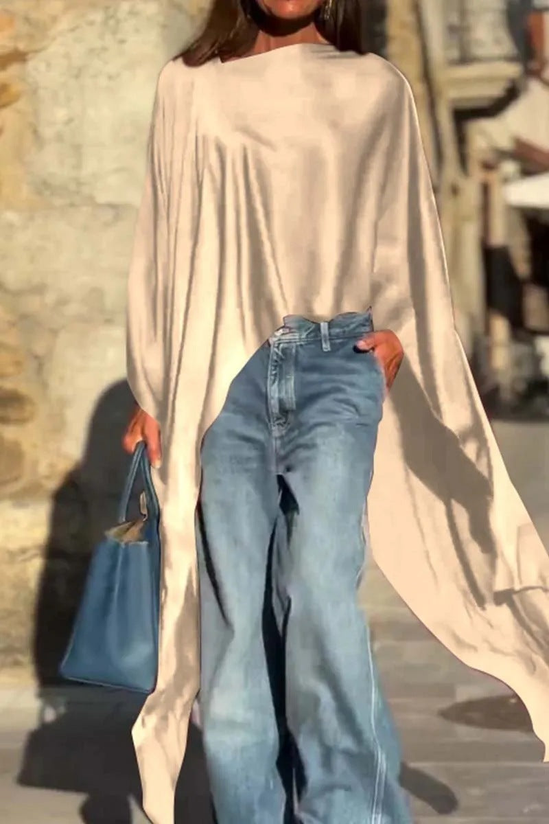 Haut de caftan élégant pour femme avec manches fluides de berg-feldt