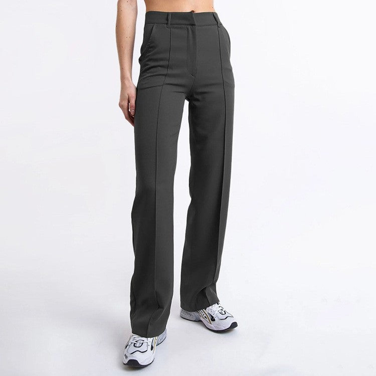 Pantalon femme berg-feldt moulant, élégant et taille haute