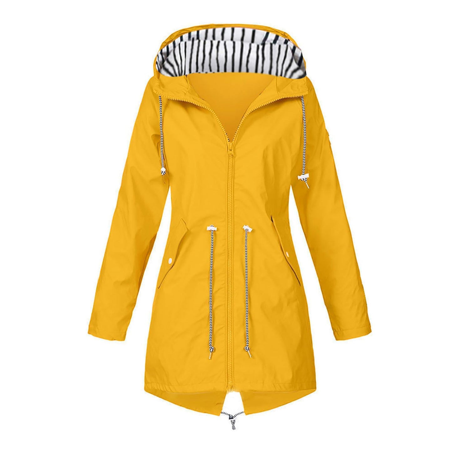 Veste décontractée déperlante pour femme avec capuche réglable et poches fonctionnelles Berg-Feldt