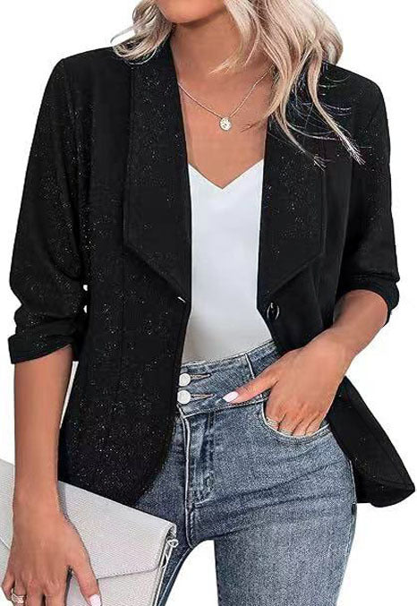 Veste blazer scintillante pour femme avec silhouette féminine et revers élégant Berg-Feldt