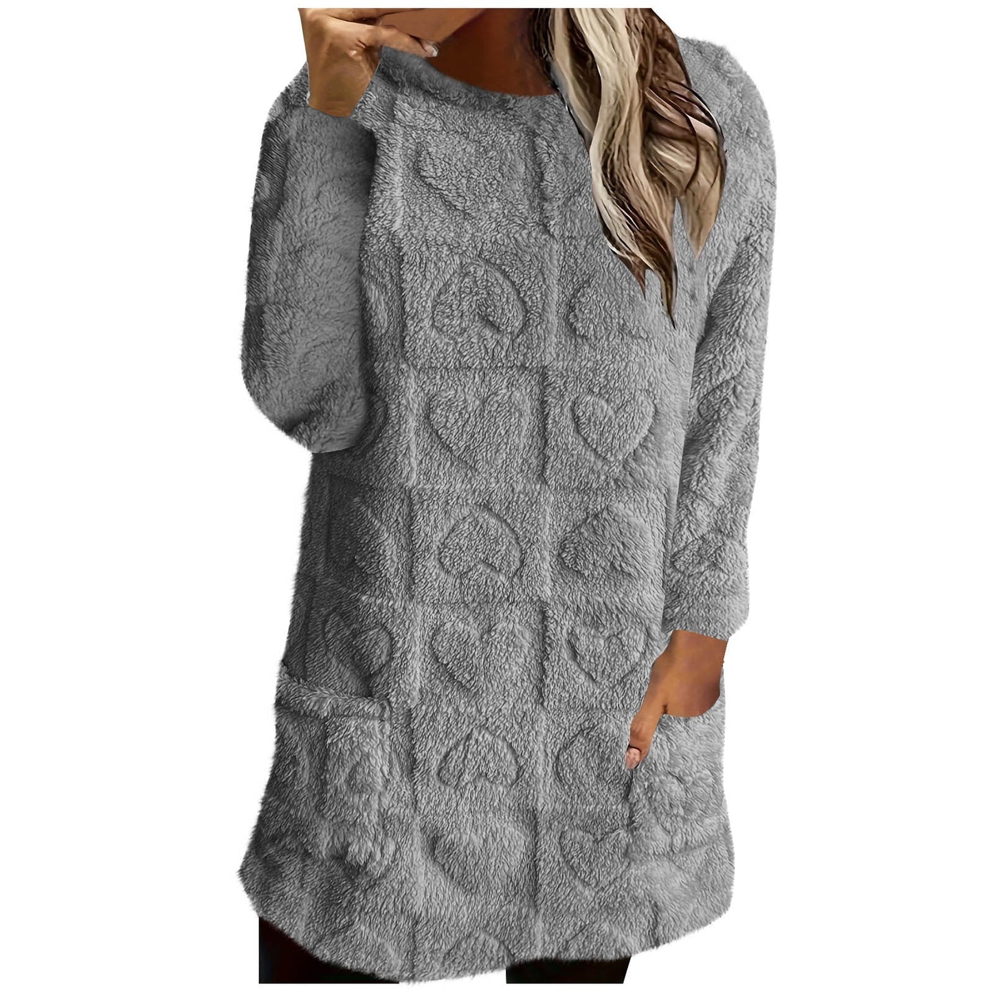 Tunique douillette pour femme avec motif cœur Berg-Feldt