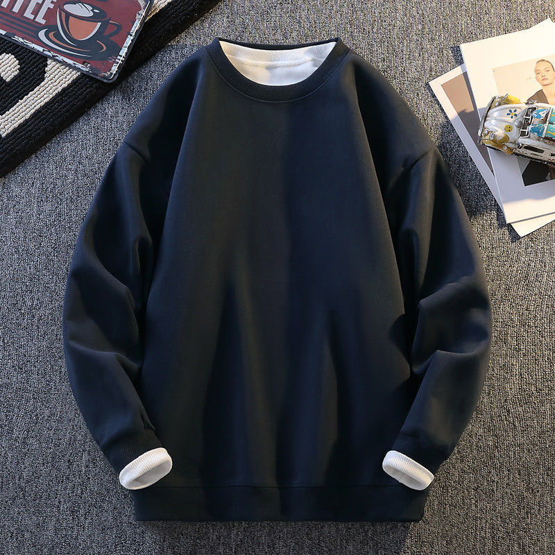 Damen Sweatshirt confortable avec manches contrastantes Berg-Feldt