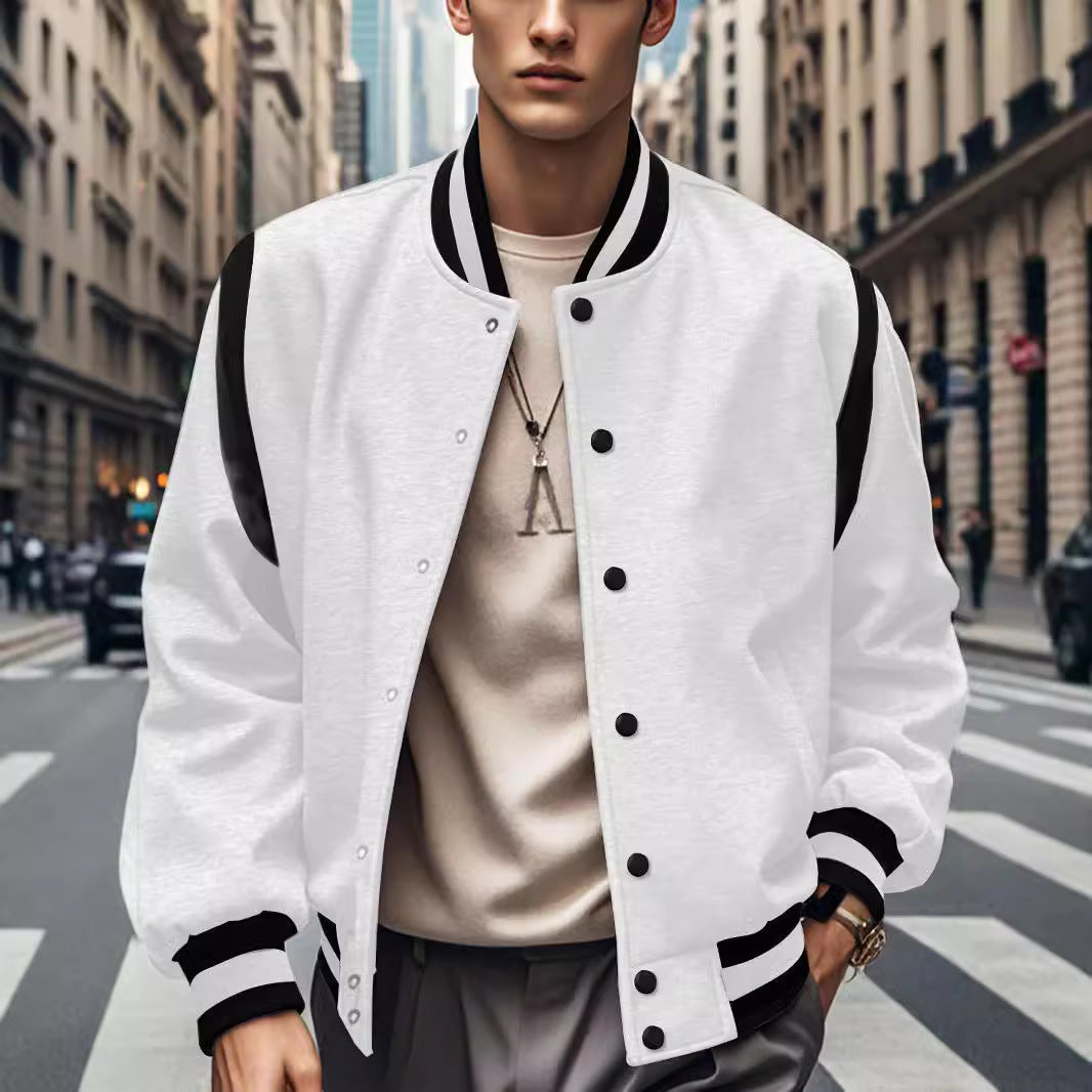 Bomber pour homme avec manches contrastées Berg-Feldt