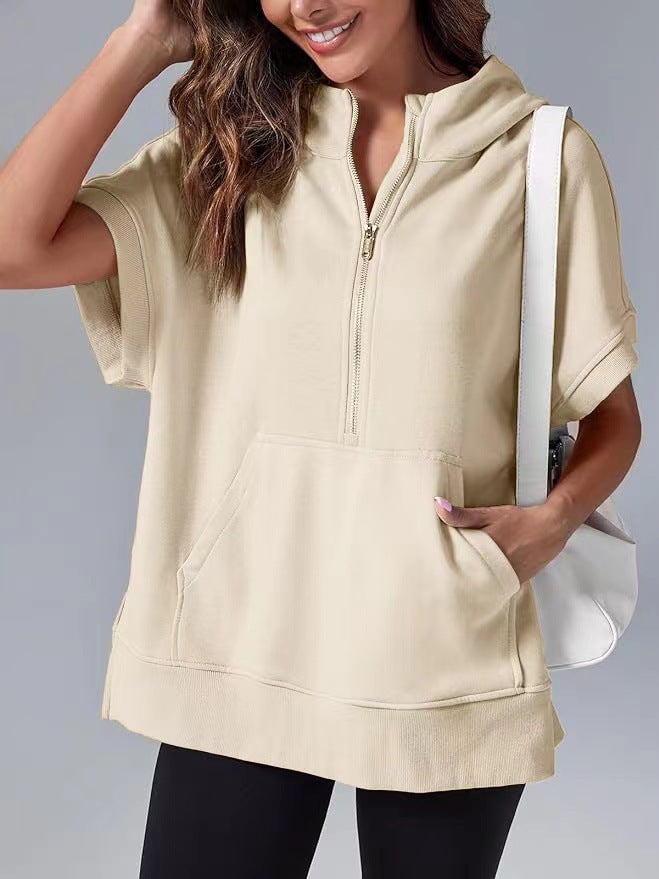 Women's Lightweight Half-Zip Hoodie with Pockets Berg-Feldt