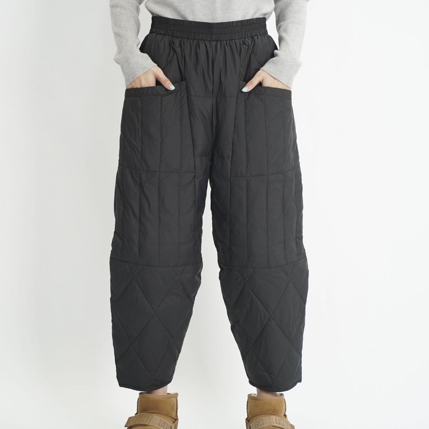 Pantalon de loisirs doublé pour femme avec taille élastique et poches Berg-Feldt