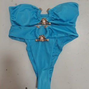 Ensemble de bikini triangle volanté Berg-feldt Frau Bunt