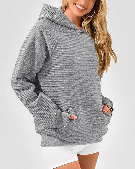 Hooded sweatshirt in textured fabric Berg-Feldt for women