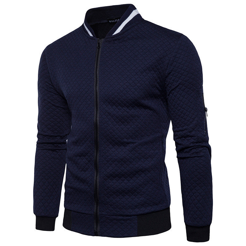 Herren Steppjacke mit praktischem Stehkragen und Reißverschlusstaschen Berg-Feldt